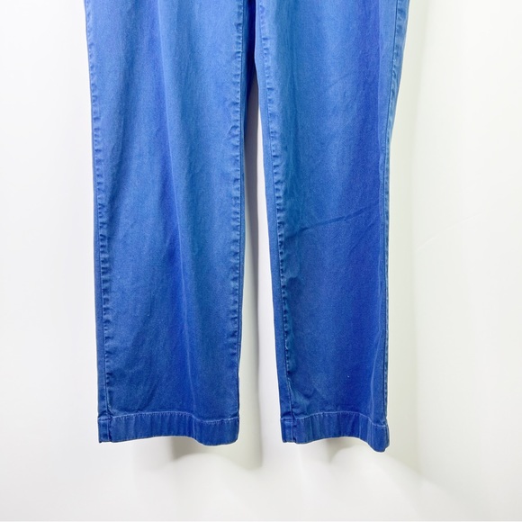 Brooks Brothers Clark Fit Chino Pants Blue Straight Leg Trousers Cotton W34 L32 - Picture 4 of 10